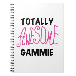 Caderno Espiral Presentes de Gammie Rosa Totalmente Incrível