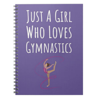 Caderno Espiral Presentes de Ginástica Rosa Fofo Para Bebês Menina