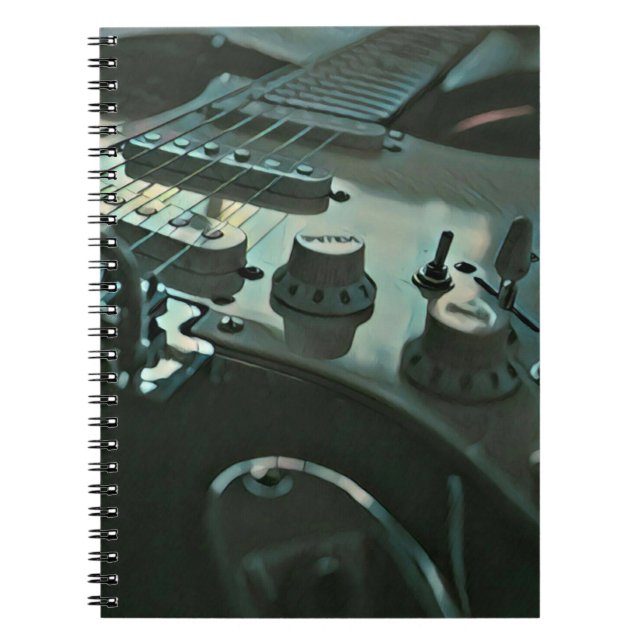 Caderno Espiral Presentes de guitarra para namorado (Frente)