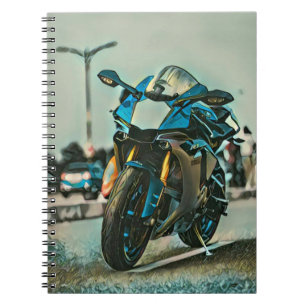 Caderno Espiral presentes de motocicleta para ele