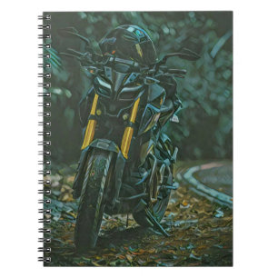 Caderno Espiral Presentes de motociclista
