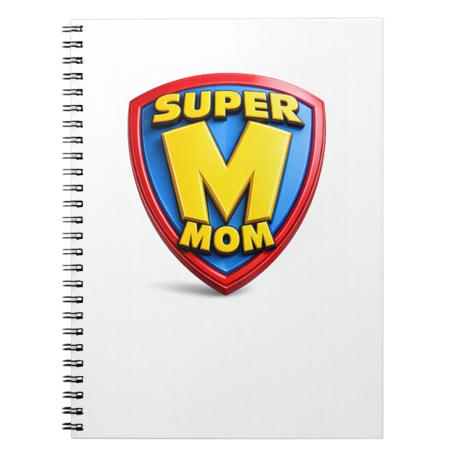Caderno Espiral Presentes de Super Mãe para Super Mães (Frente)