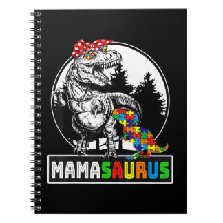 Caderno Espiral Presentes De Vestuário De Mamasaurus T rex Dinossa