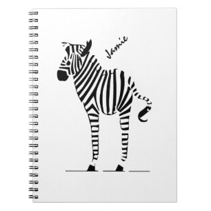 Caderno Espiral Presentes de Zebra Lovers