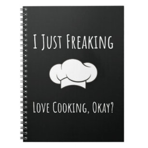 Caderno Espiral Presentes Divertidos de Culinária Para Ela Humor M