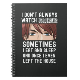 Caderno Espiral Presentes Divertidos e Fofos de Anime para Meninos