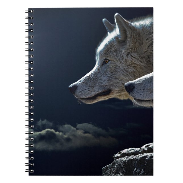 Caderno Espiral Presentes do lobo (Frente)