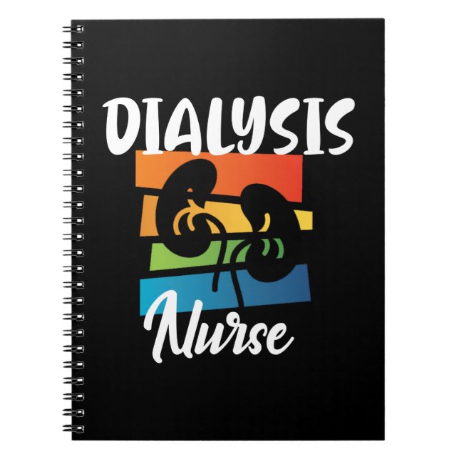 Caderno Espiral Presentes do Técnico de Enfermeira de Diálise (Frente)