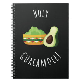 Caderno Espiral Presentes Engraçados de Abacate Santo Guacamole Fr