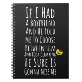 Caderno Espiral Presentes Engraçados Para Suas Alpinistas