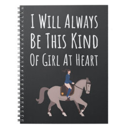 Caderno Espiral Presentes Equestres Para Mulheres Meninas Amante d