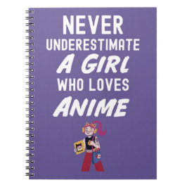 Caderno Espiral Presentes Fofos de Anime Rosa para Meninas e Crian