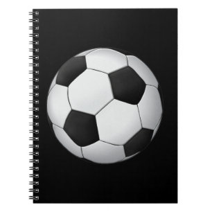 Caderno Espiral Presentes legal do futebol elegante do futebol