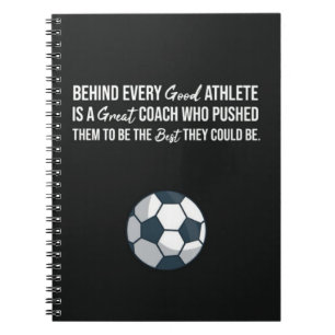Caderno Espiral Presentes Negros Para Treinadores Para Esportes
