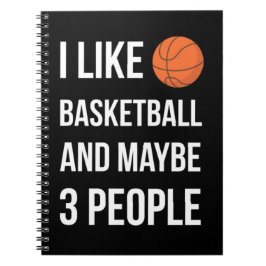 Caderno Espiral Presentes Para Jogadores de Basquete Equipe de Bas