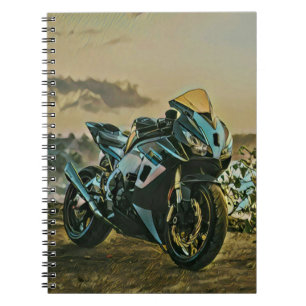 Caderno Espiral Presentes para motociclista