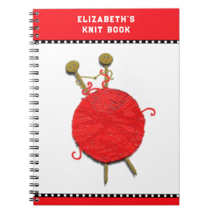 Caderno Espiral Presentes personalizados de tricô