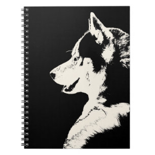 Caderno Espiral Presentes roncos & livros do rouco Siberian do