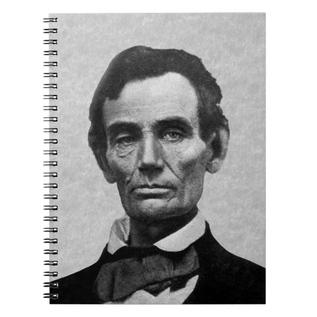 Caderno Espiral Presidente Abe Lincoln (Frente)