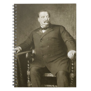 Caderno Espiral Presidente de Grover Cleveland, 2ò e 24o do Un do