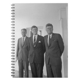 Caderno Espiral Presidente John Kennedy & Brothers American Camelo