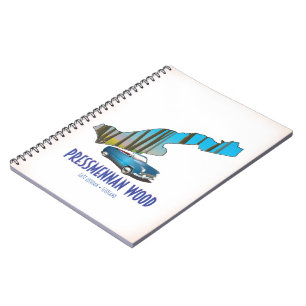 Caderno Espiral Pressmennan Wood Scotland