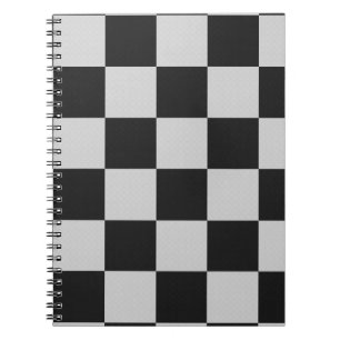 Caderno Espiral Preto e Branco marcados ou COR PERSONALIZADA