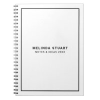 Preto e Branco minimalista moderno