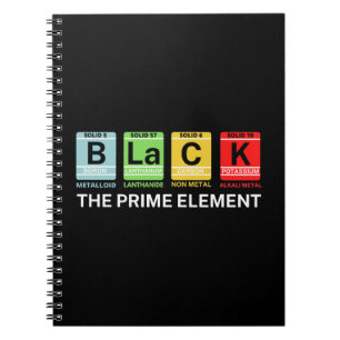 Caderno Espiral Preto O Elemento Principal Histórico Preto