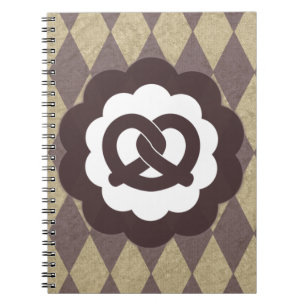 Caderno Espiral pretzel vintage