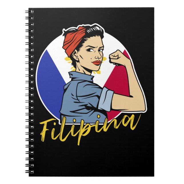 Caderno Espiral Pride Filipina Pinay Wife Namorada Filipinas (Frente)