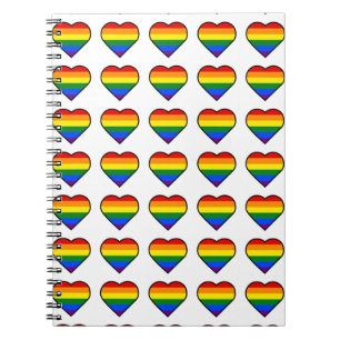 CADERNO ESPIRAL PRIDE HEART