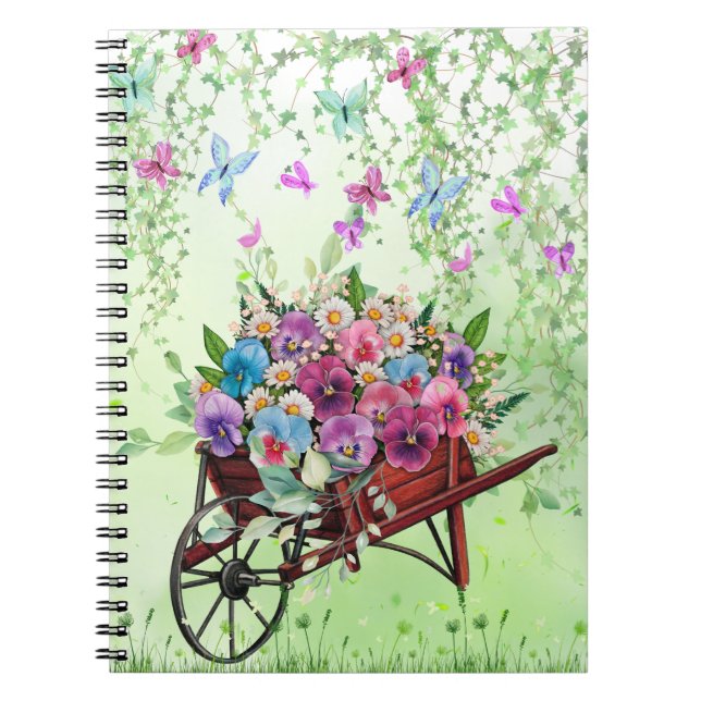 Caderno Espiral primavera (Frente)