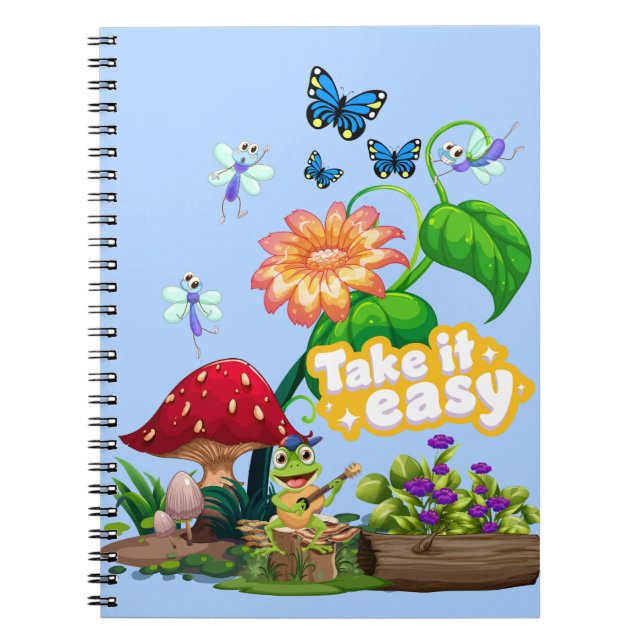 Caderno Espiral primavera (Frente)