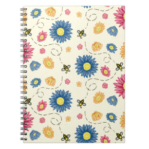 Caderno Espiral Primavera Cores