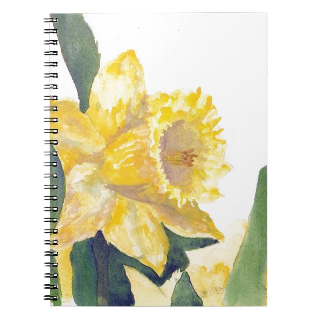 Caderno Espiral Primavera Daffodils (Frente)