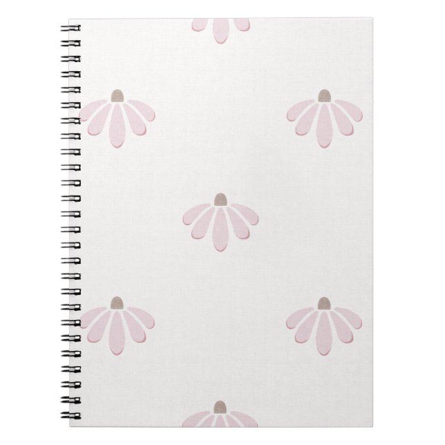 Caderno Espiral Primavera Daisies (Grande Escala) (Frente)