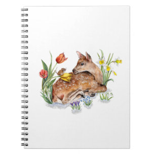 Caderno Espiral Primavera Deer