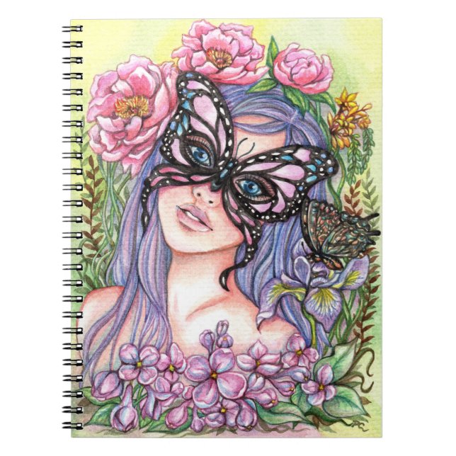 Caderno Espiral Primavera Deusa (Frente)