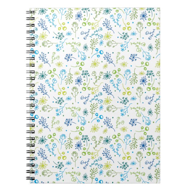 Caderno Espiral Primavera Fling Floral (Frente)