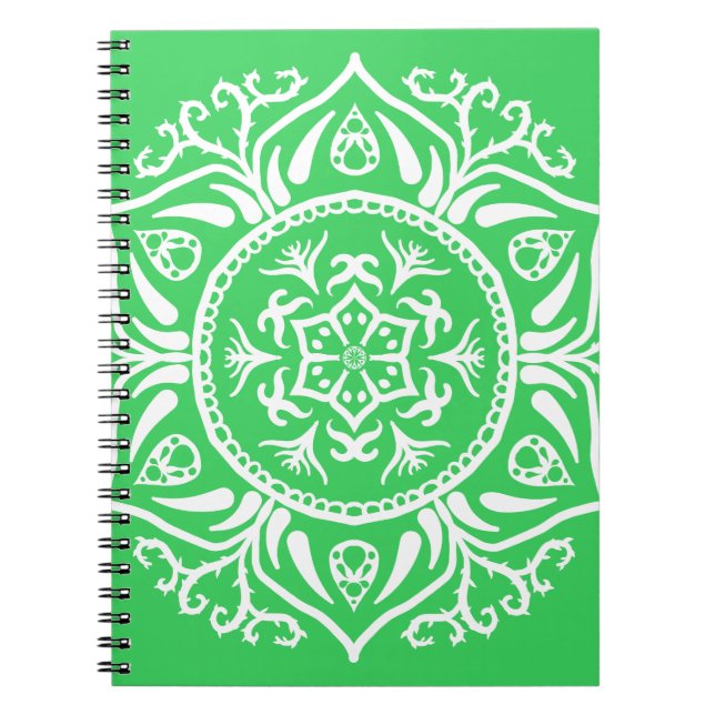 Caderno Espiral Primavera Mandala (Frente)