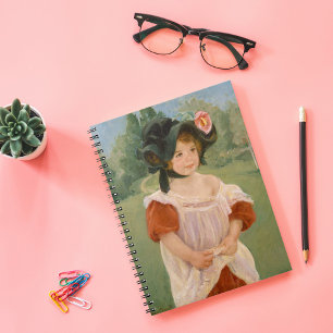 Caderno Espiral Primavera: Margot em um jardim   Mary Cassatt