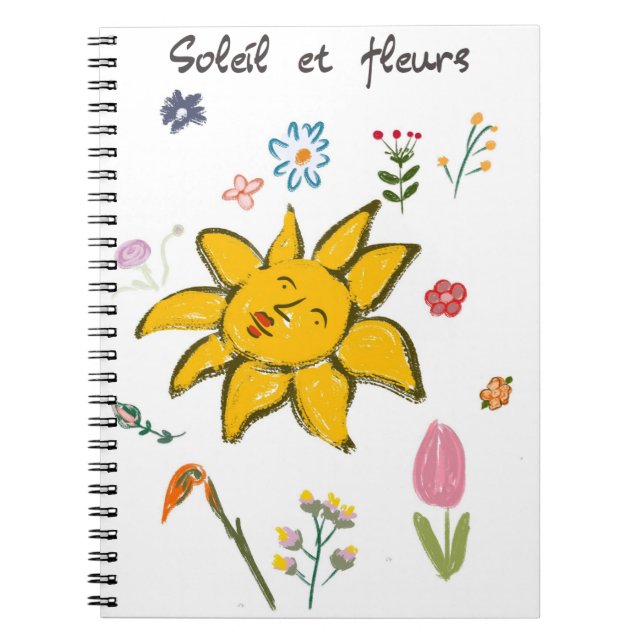 Caderno Espiral primavera notebook ensolarado (Frente)
