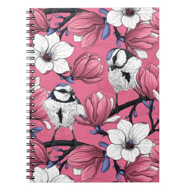 Caderno Espiral Primavera rosa (Frente)