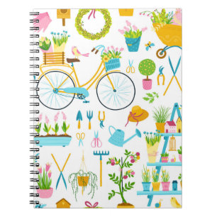 Caderno Espiral Primavera sem descontinuidades em cartografia simp