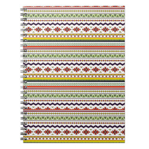 Caderno Espiral Primavera tribal brilhante
