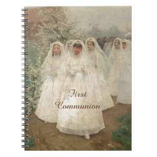Caderno Espiral Primeira Comunhão