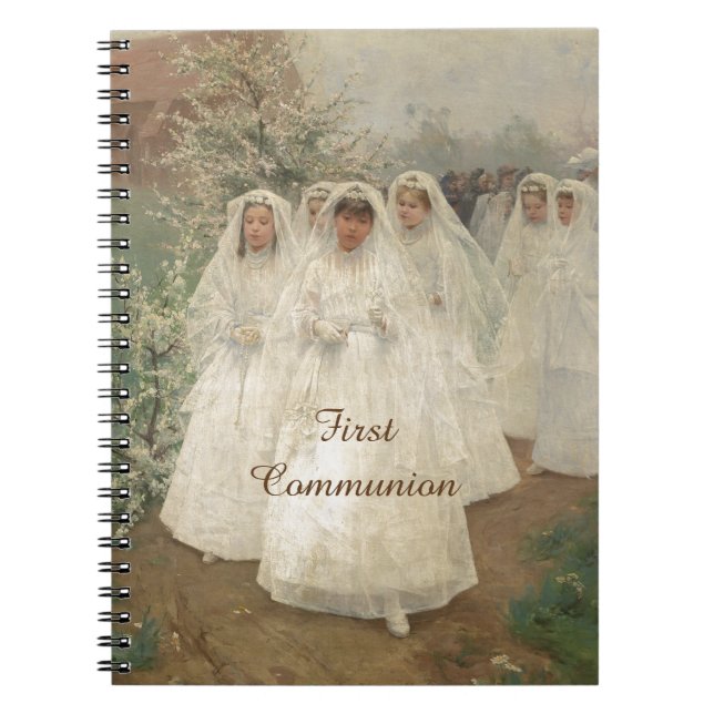 Caderno Espiral Primeira Comunhão (Frente)