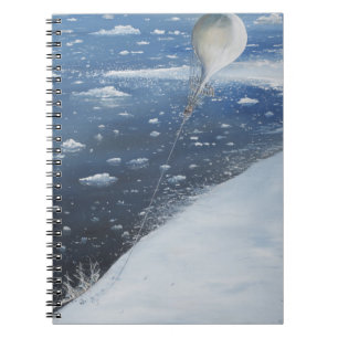 Caderno Espiral Primeiro Aeronaut do capitão Scott a Antártica. 4o