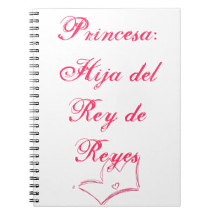 Caderno Espiral Princesa